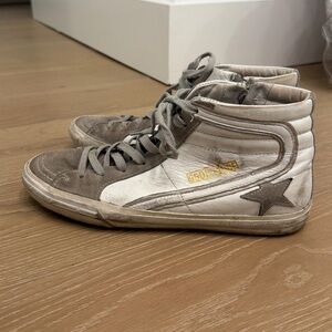 Golden Goose Slide High Top Sneakers - Size 39